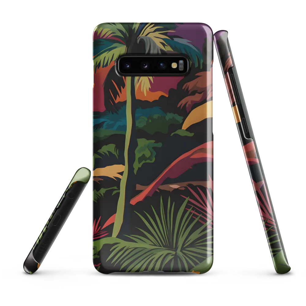 Tropical Sunset Escape | Phone Case |  S10 Plus | Snap Case | Glossy