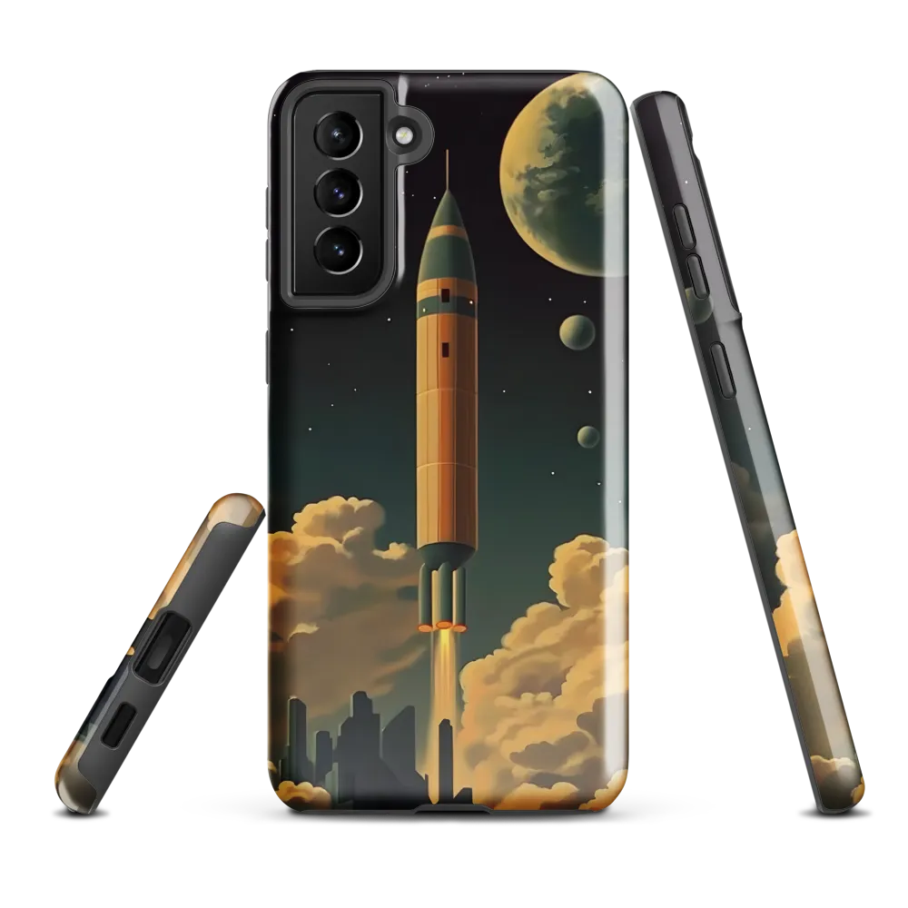 Journey Through the Cosmic Frontier | Phone Case |  S21 Plus | Tough Case | Glossy