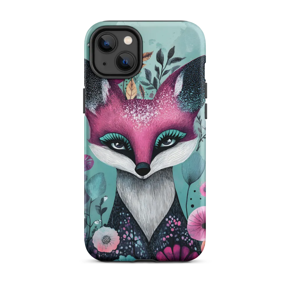 Whimsical Fox Among Blossoms | Phone Case |  14 Plus | Tough Case | Matte