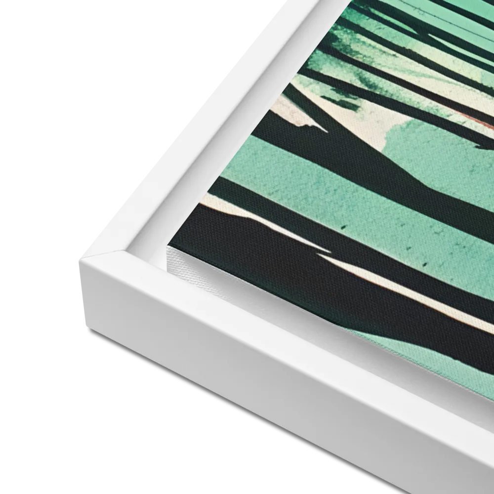 Winding Path Through the Forest | Canvas with White Frame | 24″×36″