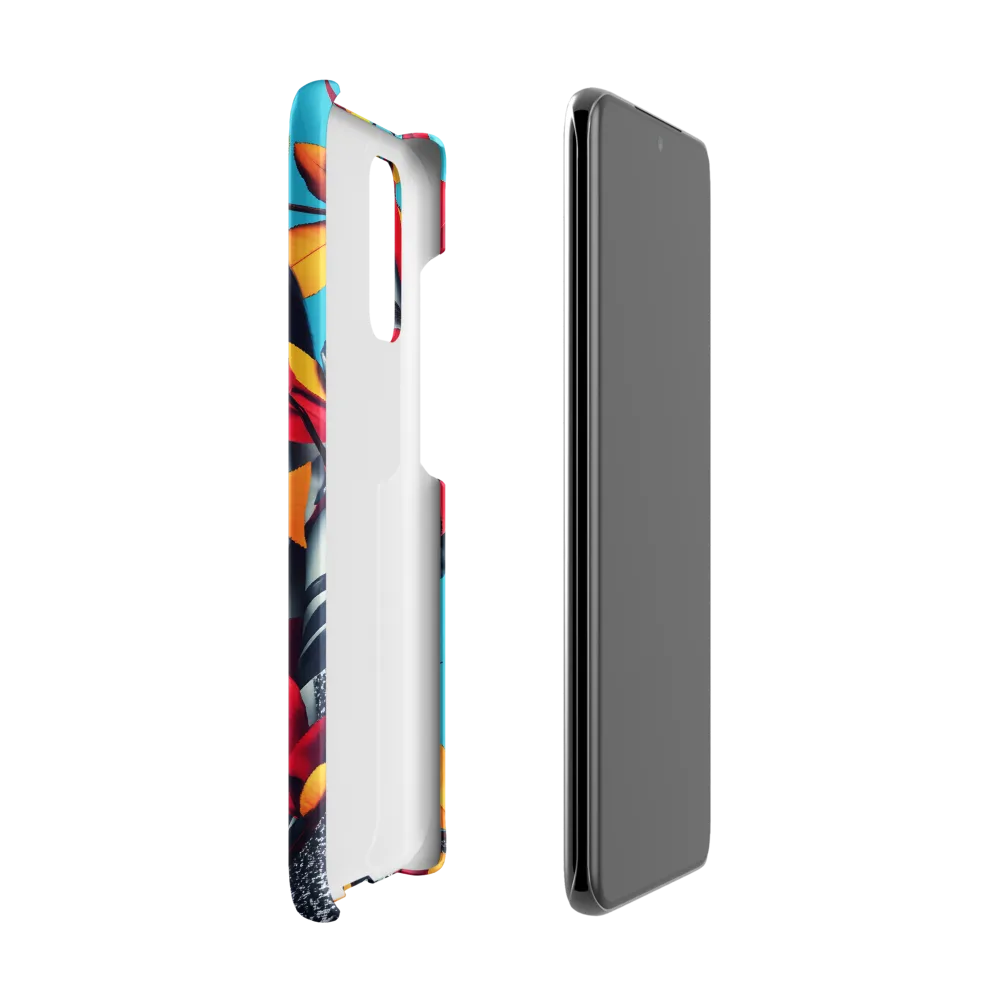 Futuristic Fusion: Nature Meets Technology | Phone Case |  S20 | Snap Case | Matte