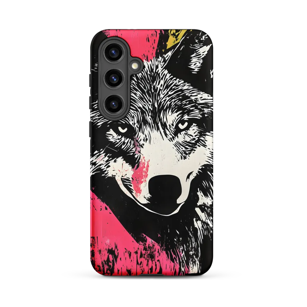 Intense Gaze of the Wolf