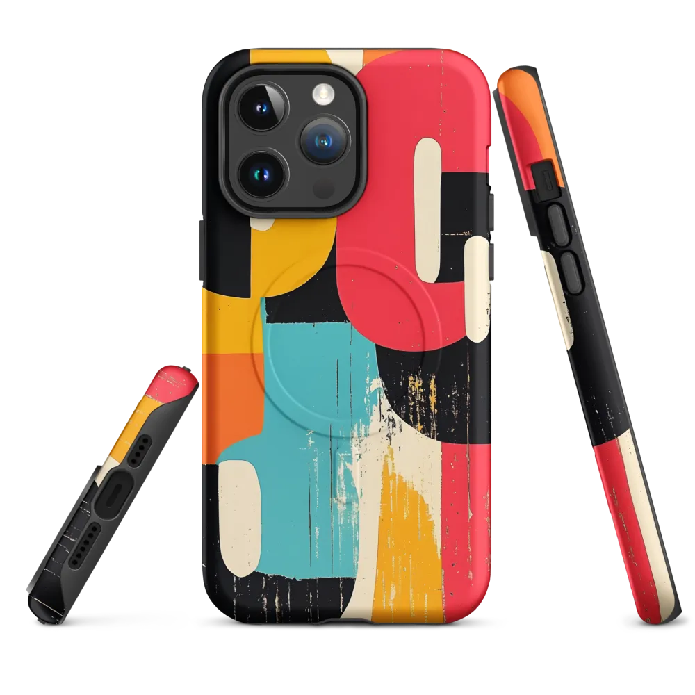 Colorful Curves: Numbers in Harmony | Phone Case |  14 Pro Max | MagSafe® Tough Case | Matte