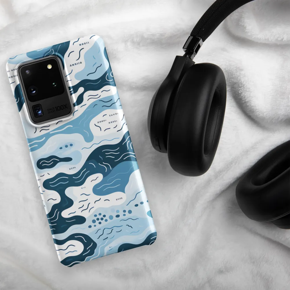 Flowing Waters: An Abstract Journey | Phone Case |  S20 Ultra | Snap Case | Matte