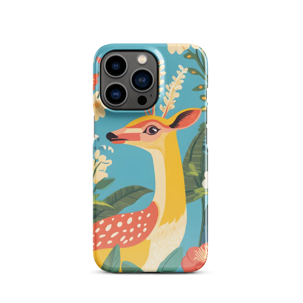 Serene Majesty: A Vibrant Deer Amidst Flora
