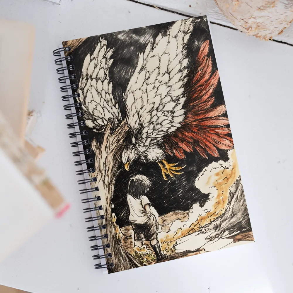 Awakening of the Guardian | Spiral Notebook