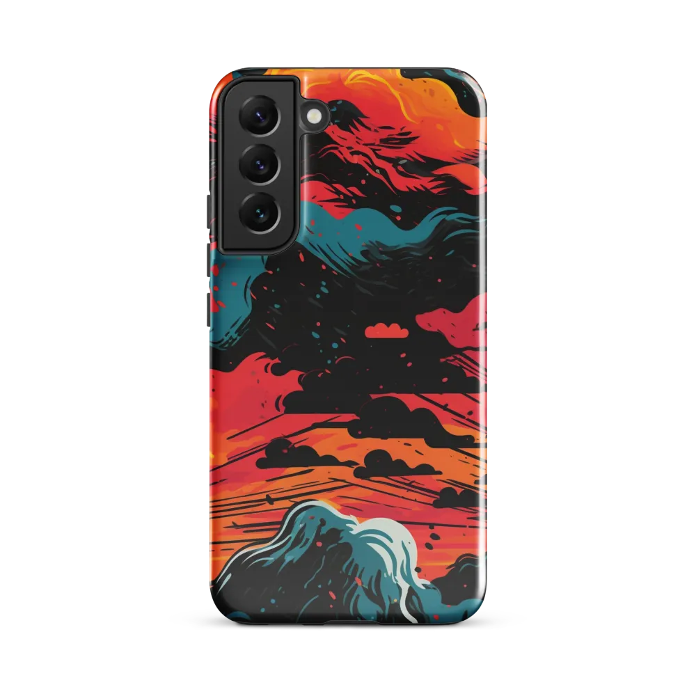 Ethereal Twilight: A Dramatic Landscape in Motion