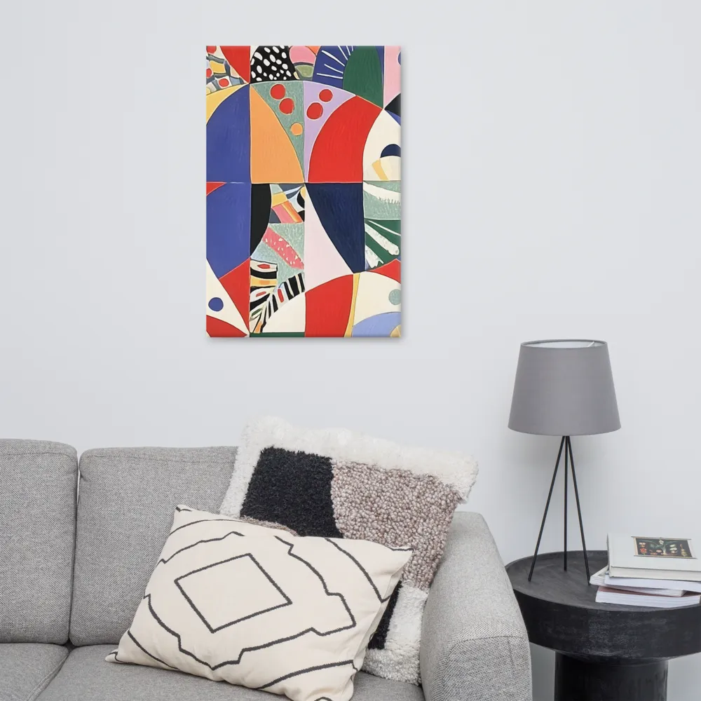 Dynamic Mosaic Symmetry | Canvas | 24″×36″