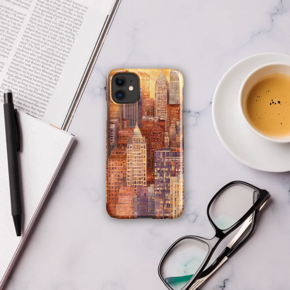 Golden Hour Over the City | Phone Case |  11 | Snap Case | Glossy