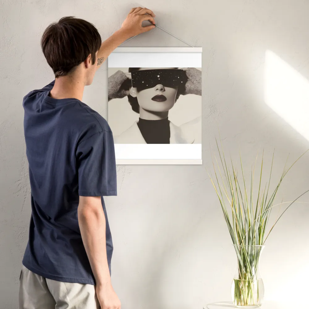 Celestial Elegance | Poster With White Wood Hanger | 16″×20″
