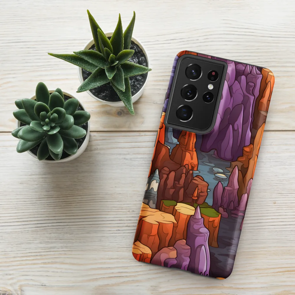 Vibrant Rockscape: A Digital Odyssey