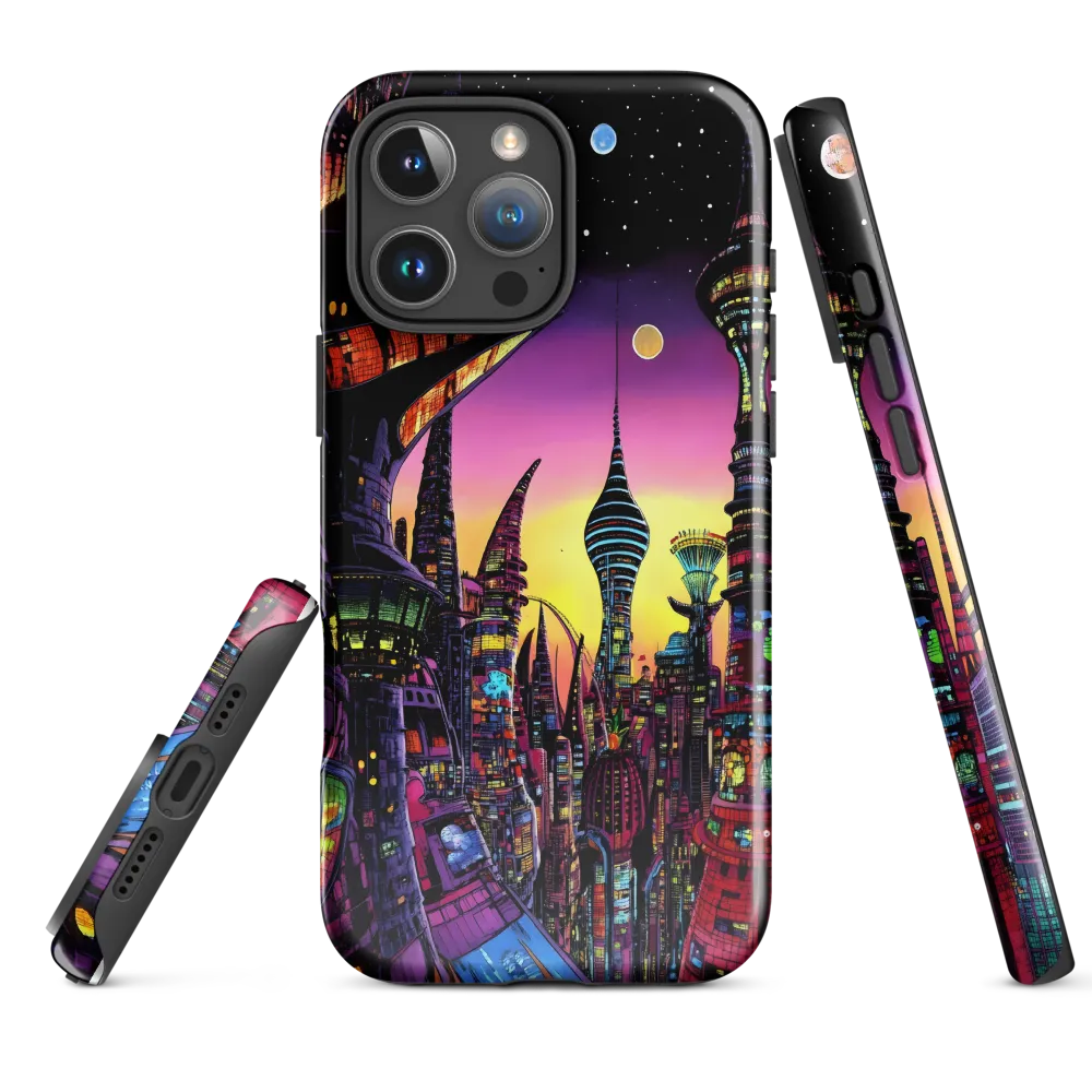 Futuristic Cityscape at Dusk