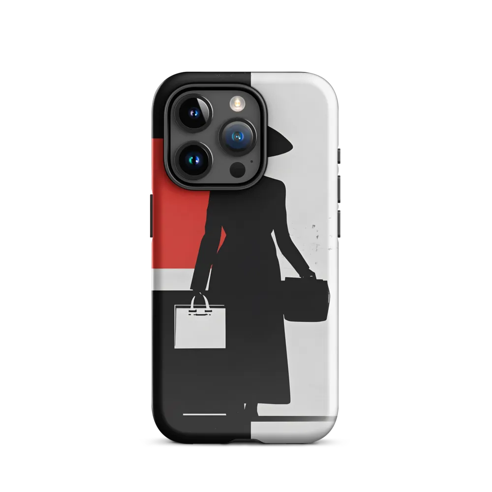 Silhouette of Elegance | Phone Case |  15 Pro | Tough Case | Glossy