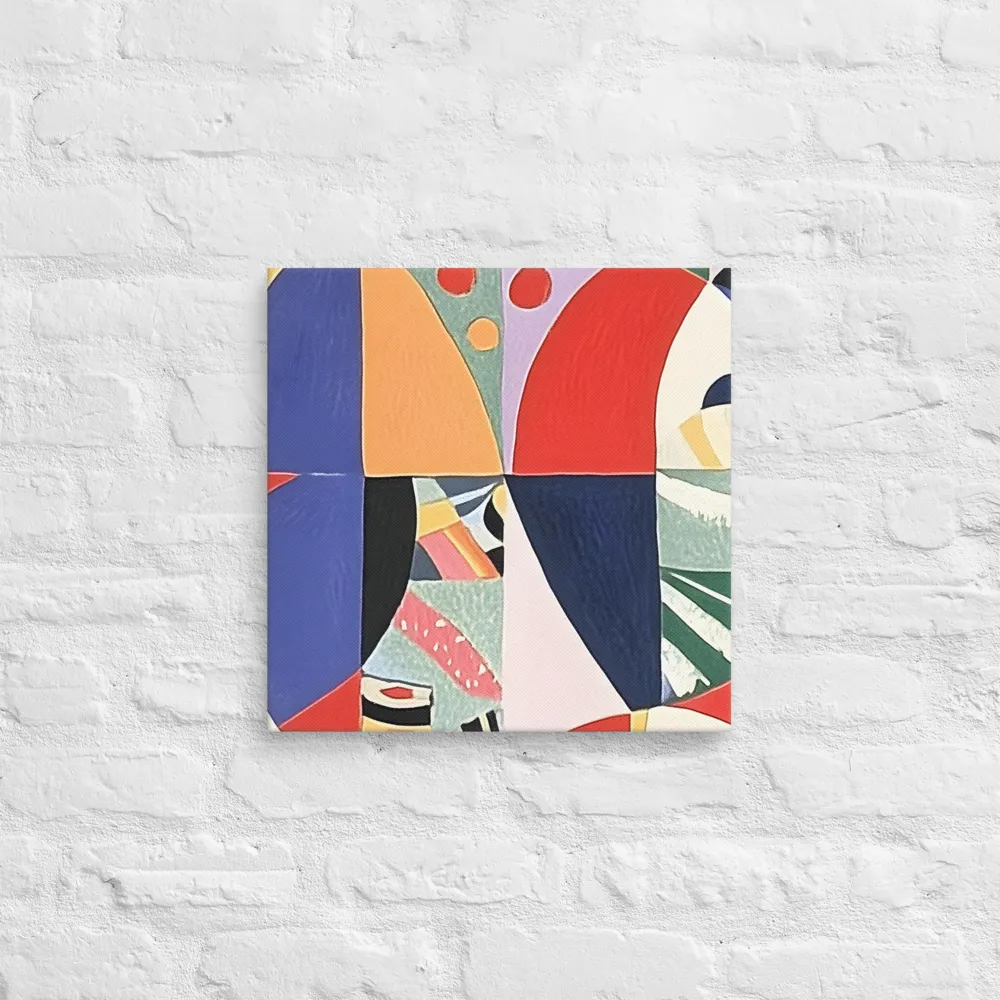 Dynamic Mosaic Symmetry | Canvas | 16″×16″