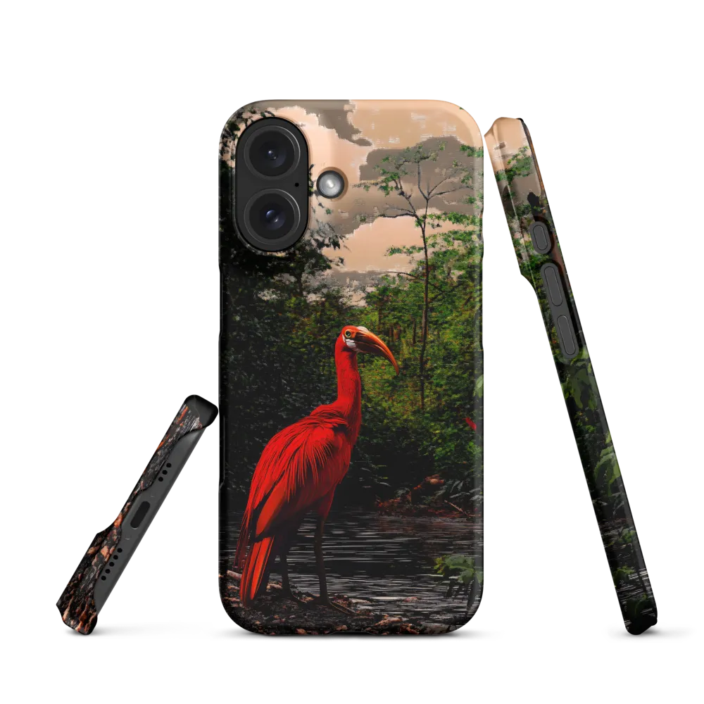 Enigmatic Elegance: The Scarlet Observer