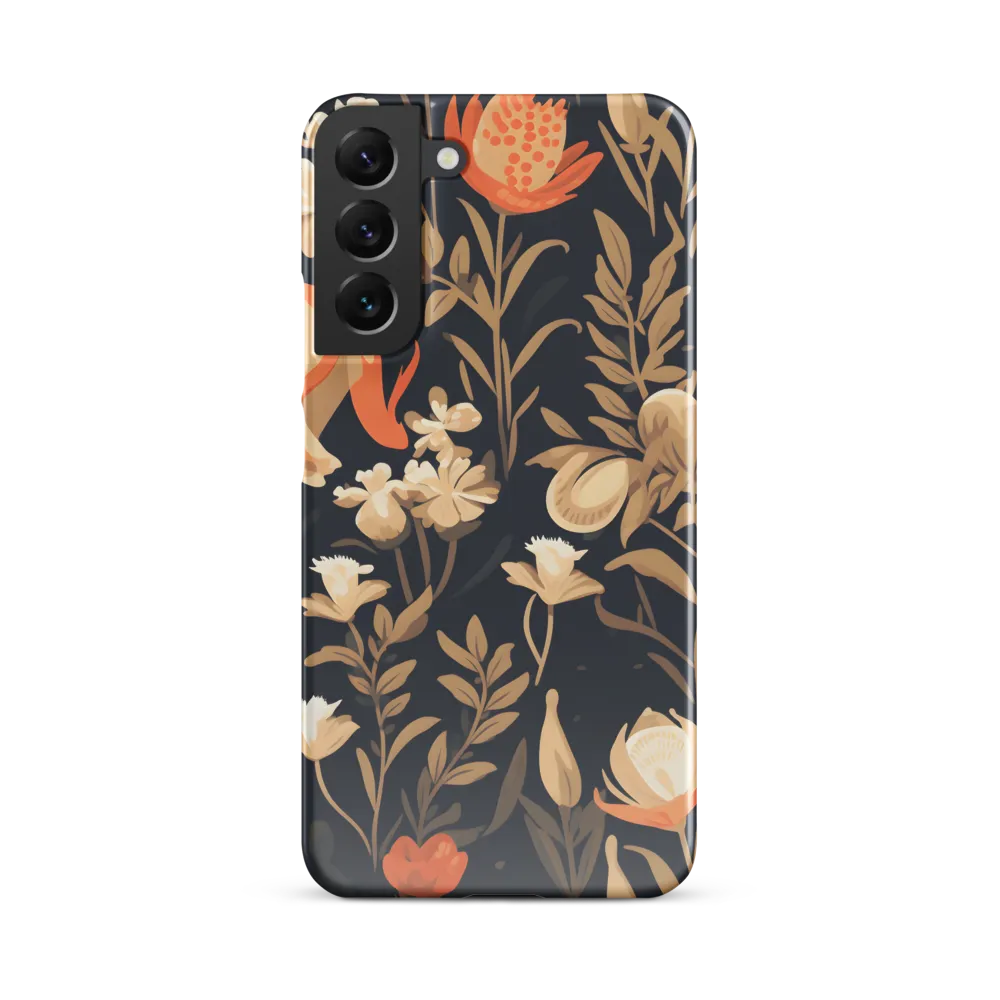 Floral Harmony: A Dance in the Dark