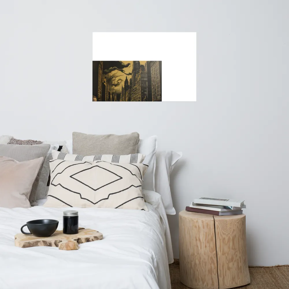 Echoes of a Forgotten Skyline | Poster | 24″×36″