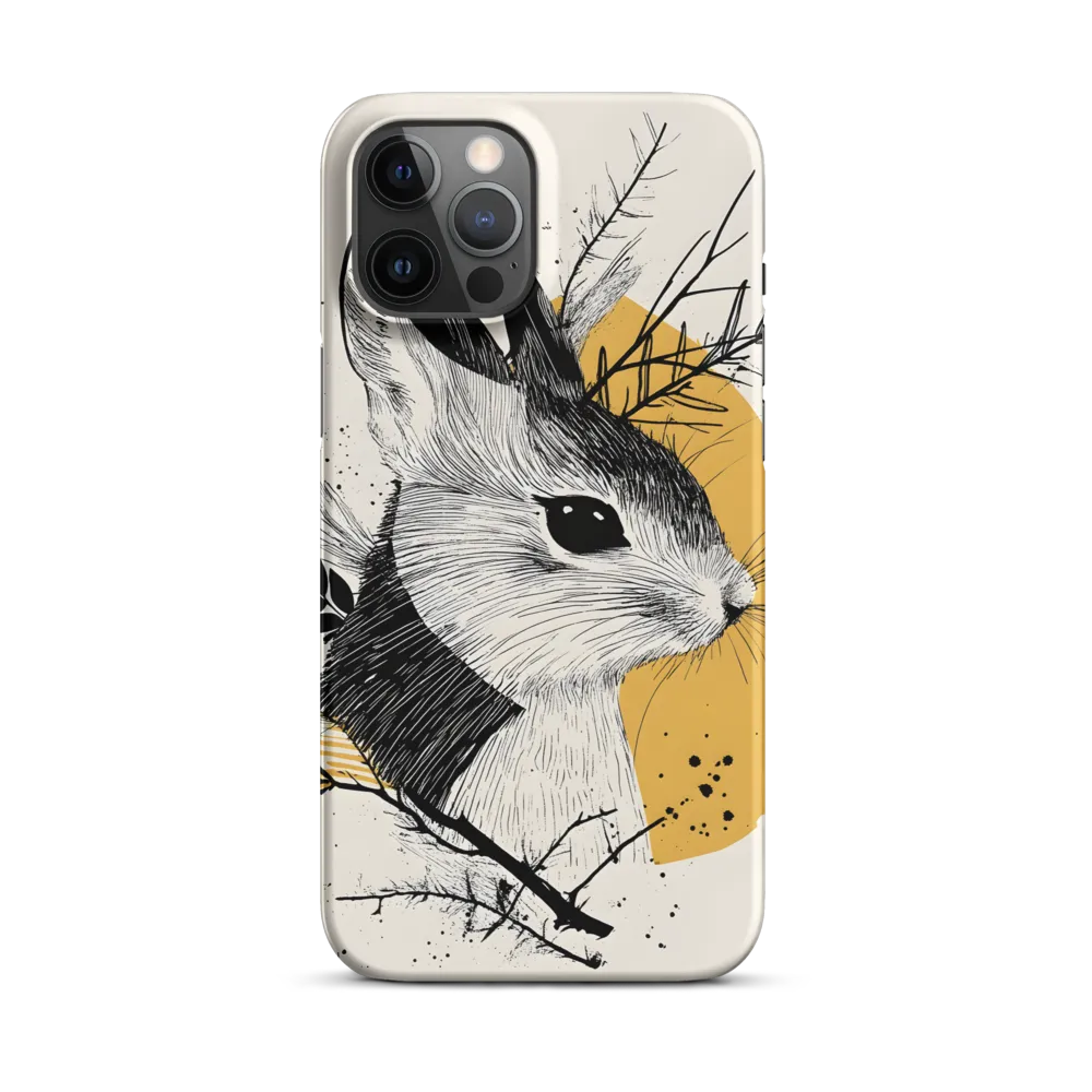 Ethereal Rabbit: A Study in Line Art