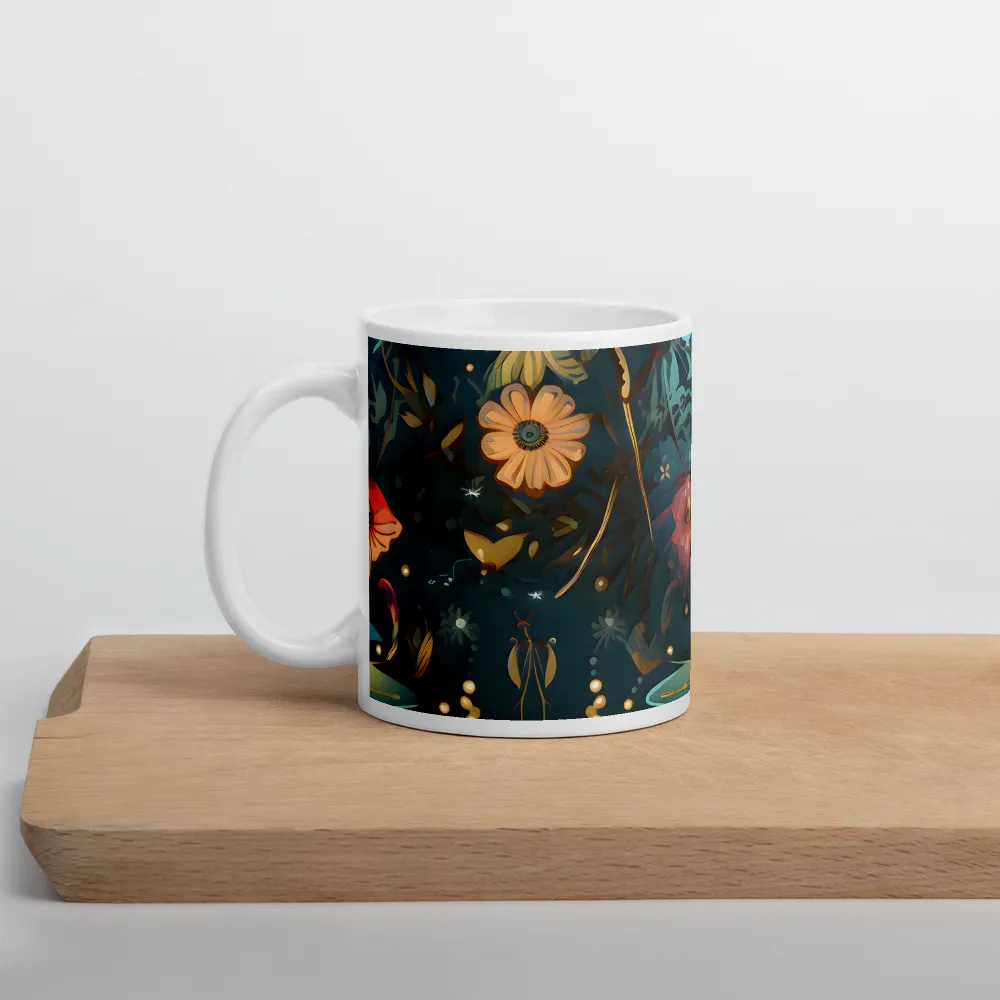 Whimsical Insect Symphony | Mug with White inside | 11 oz