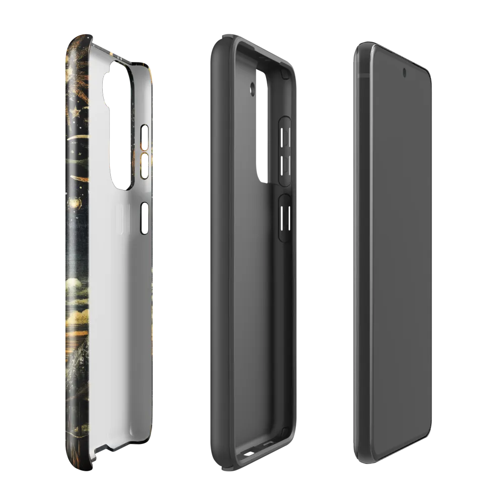 Cosmic Curiosity: A Journey Beyond Earth | Phone Case |  S21 FE | Tough Case | Glossy