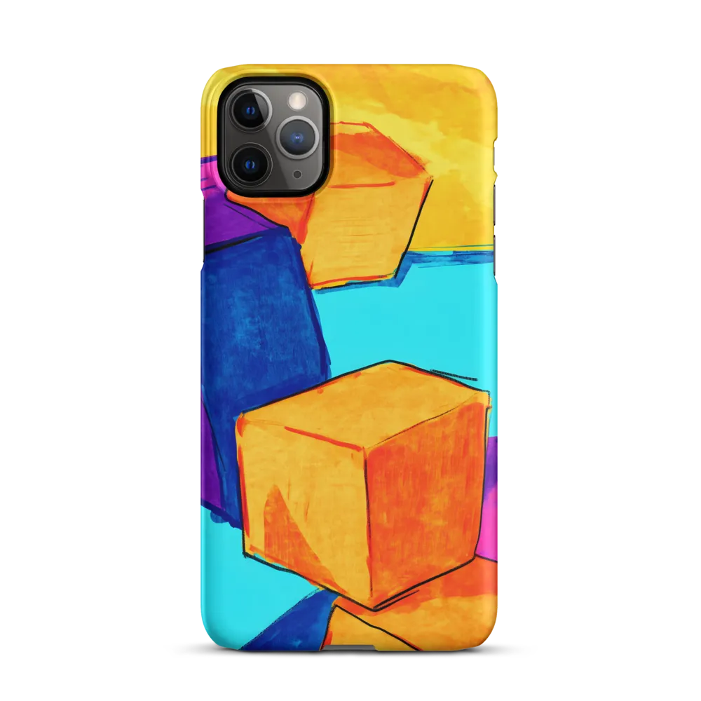 Playful Cubes in Vibrant Harmony