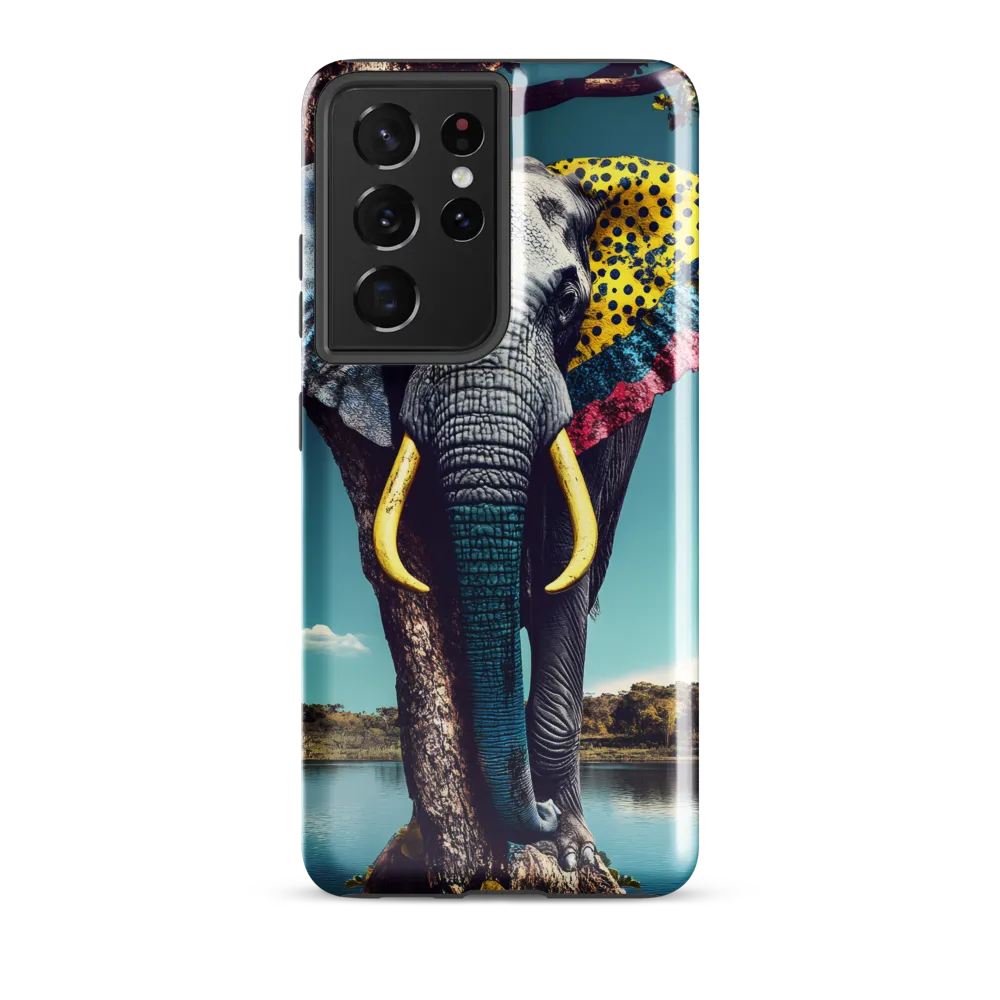 Painted Ears, Teal Trunk