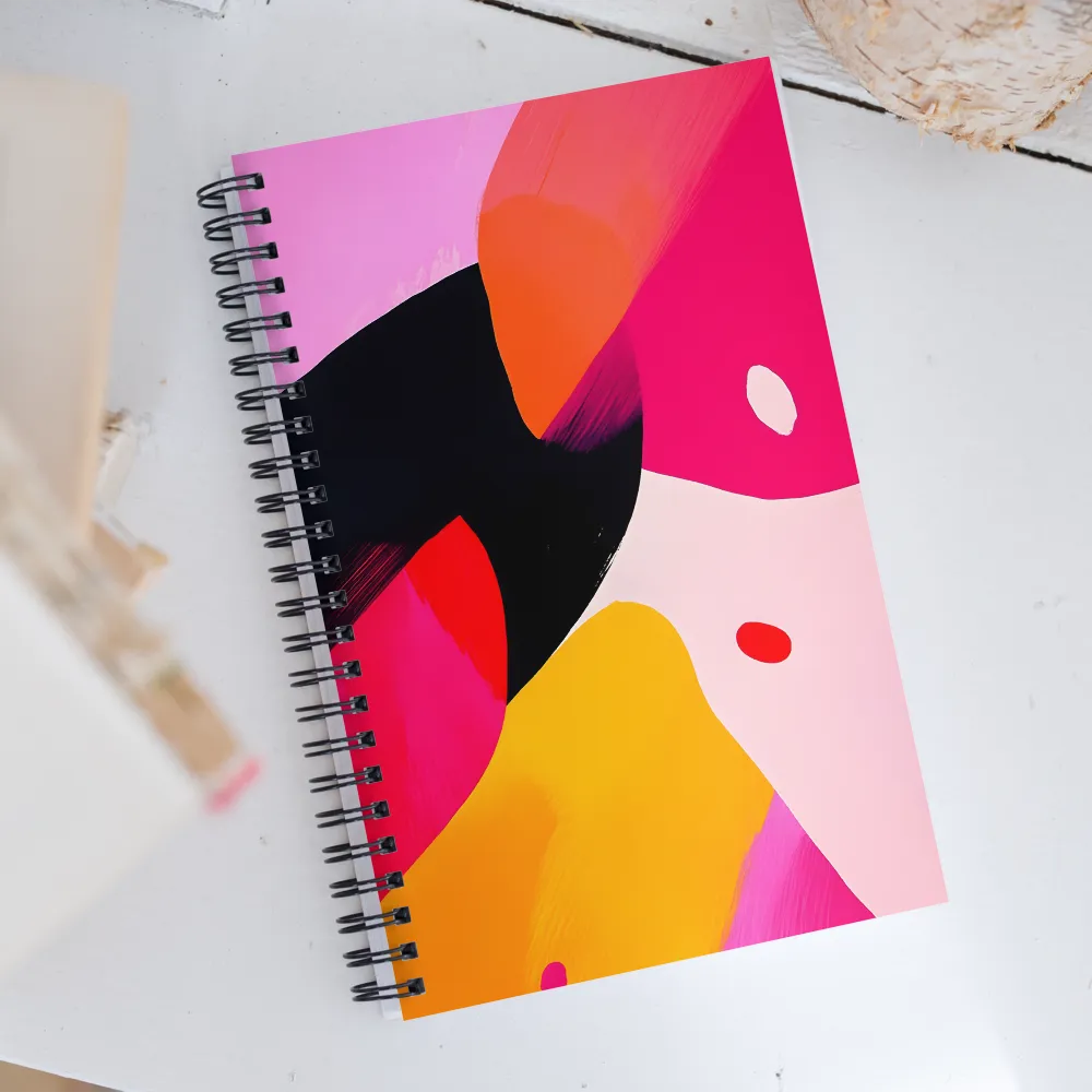 Playful Interplay of Colors | Spiral Notebook