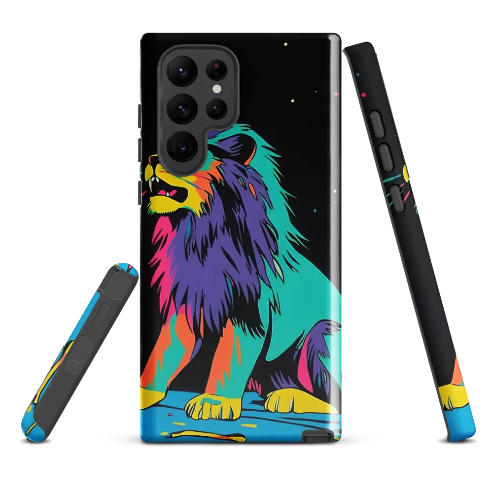 Roaring Colors: The Neon Lion