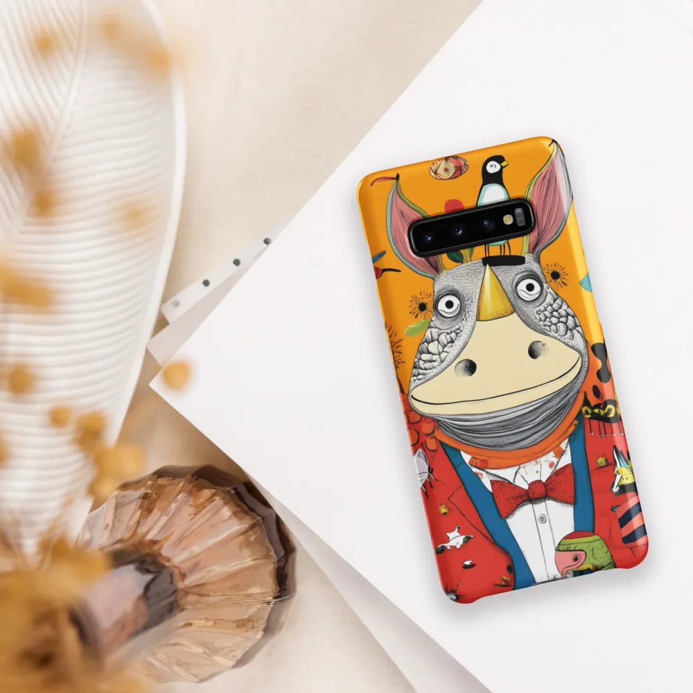 Whimsical Rhinoceros: A Playful Encounter