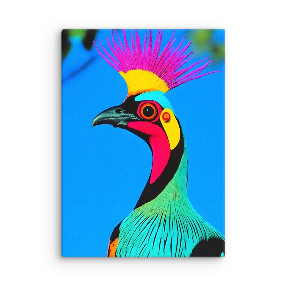Whimsical Avian Portrait | Thin Canvas | 20″×28″