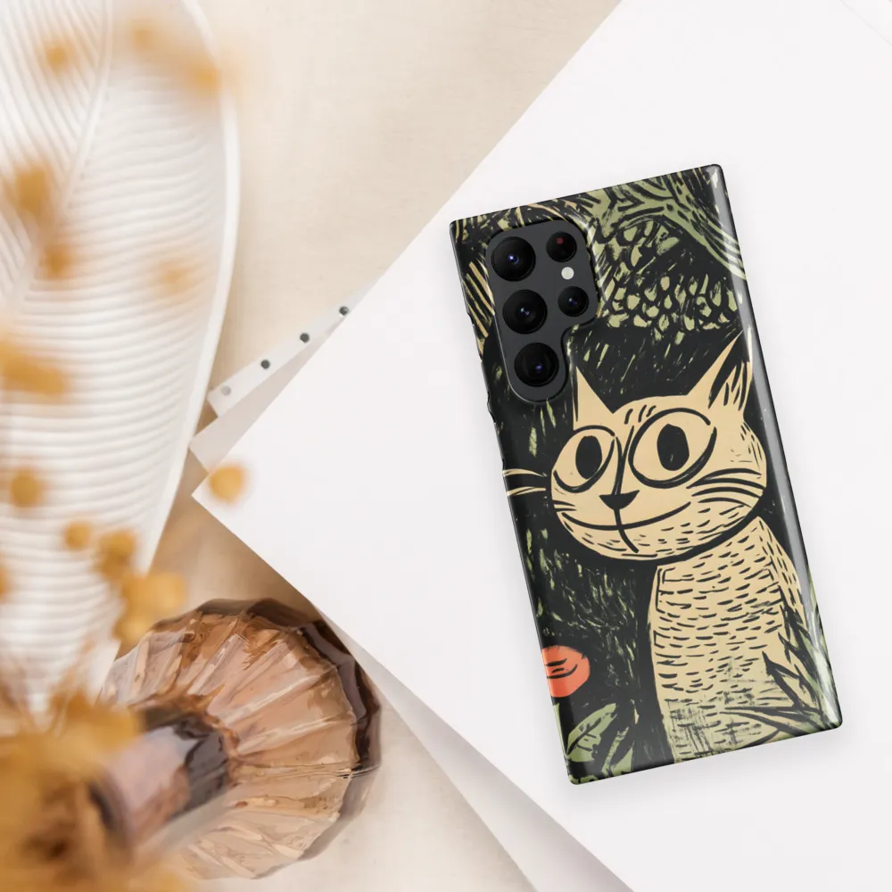 Whimsical Cat in the Forest