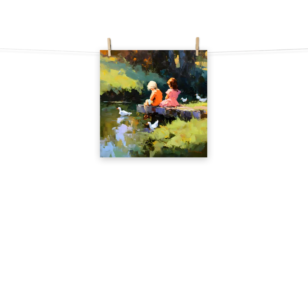 Pondside Reverie 
 Poster | 18″x 18″