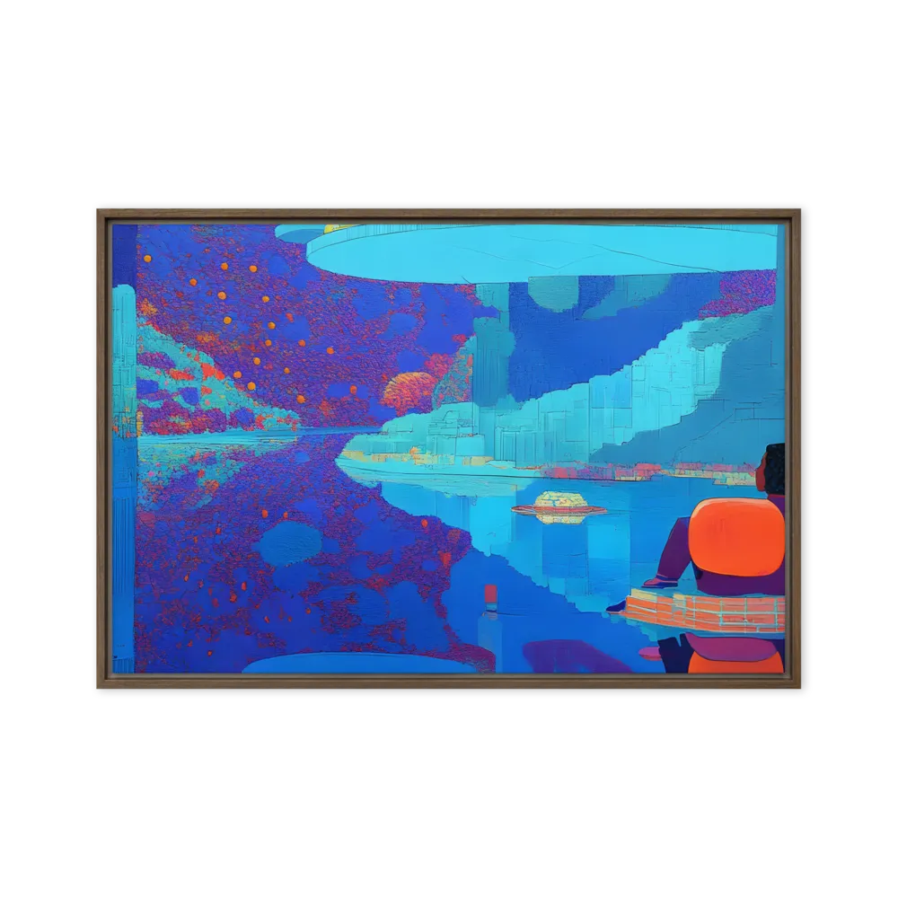 Reflections of Serenity | Canvas with Brown Frame | 20″×30″