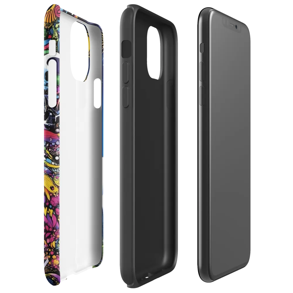 Harmony in Color: A Psychedelic Reverie | Phone Case |  11 Pro Max | Tough Case | Glossy