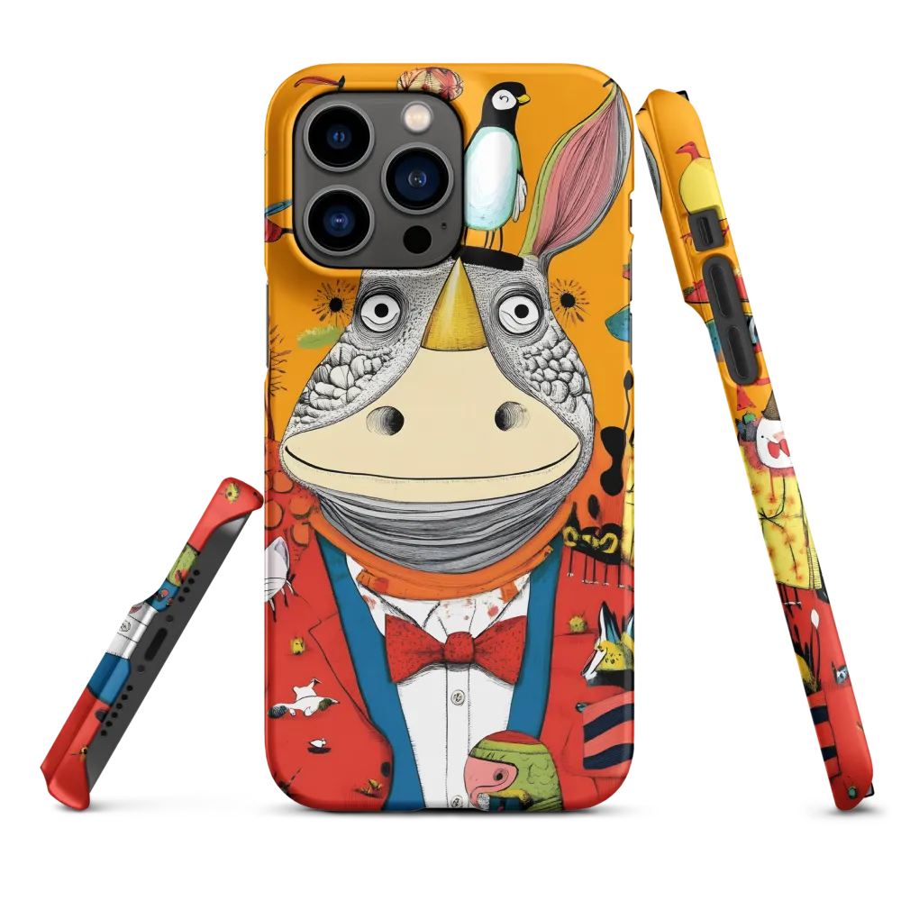 Whimsical Rhinoceros: A Playful Encounter