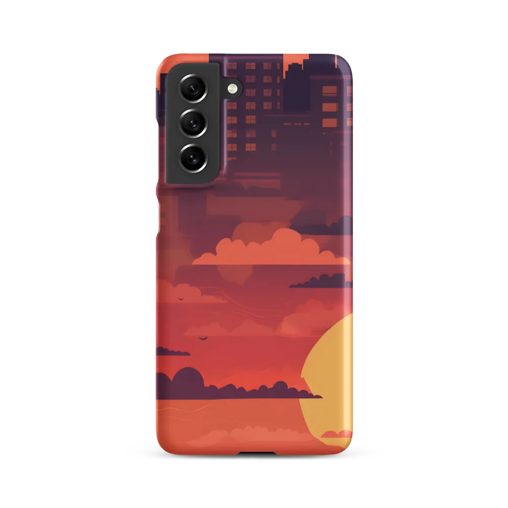 Urban Dusk: A Symphony of Cityscapes | Phone Case |  S21 FE | Snap Case | Matte