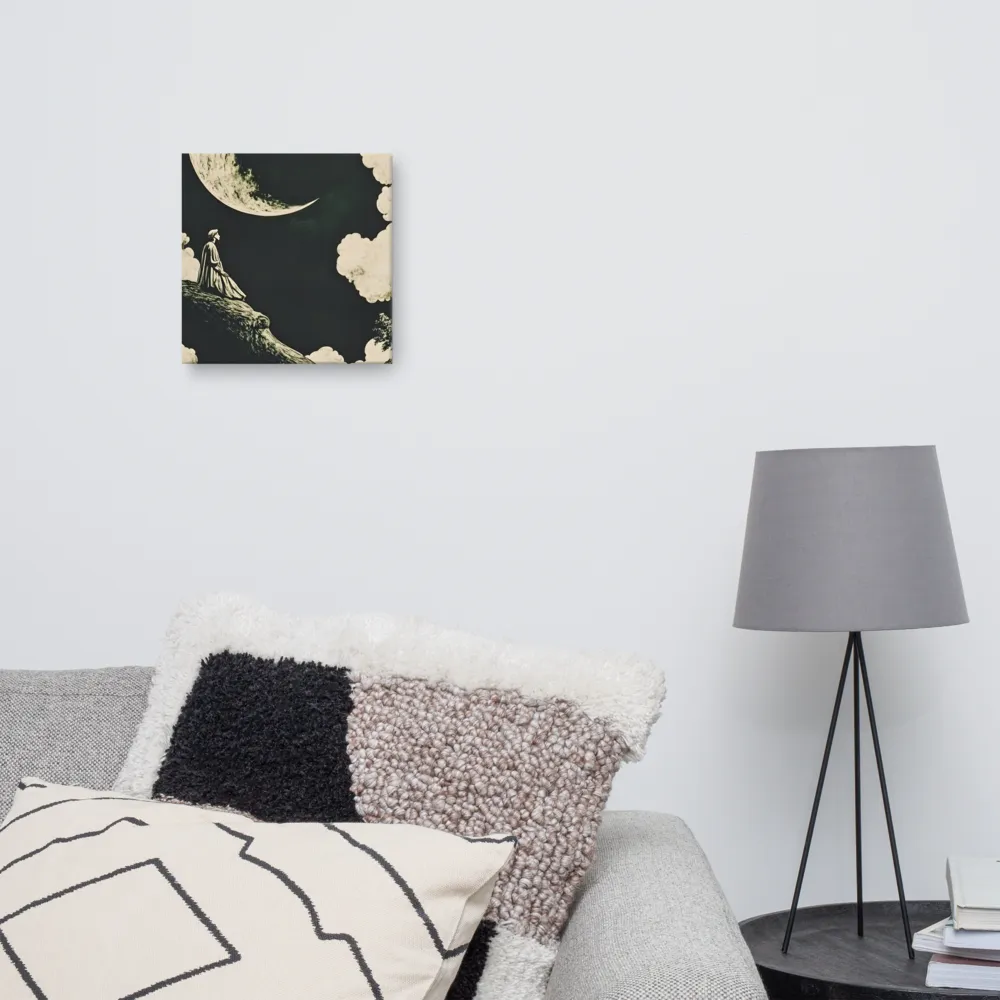 Whispers of the Moon | Canvas | 12″×12″