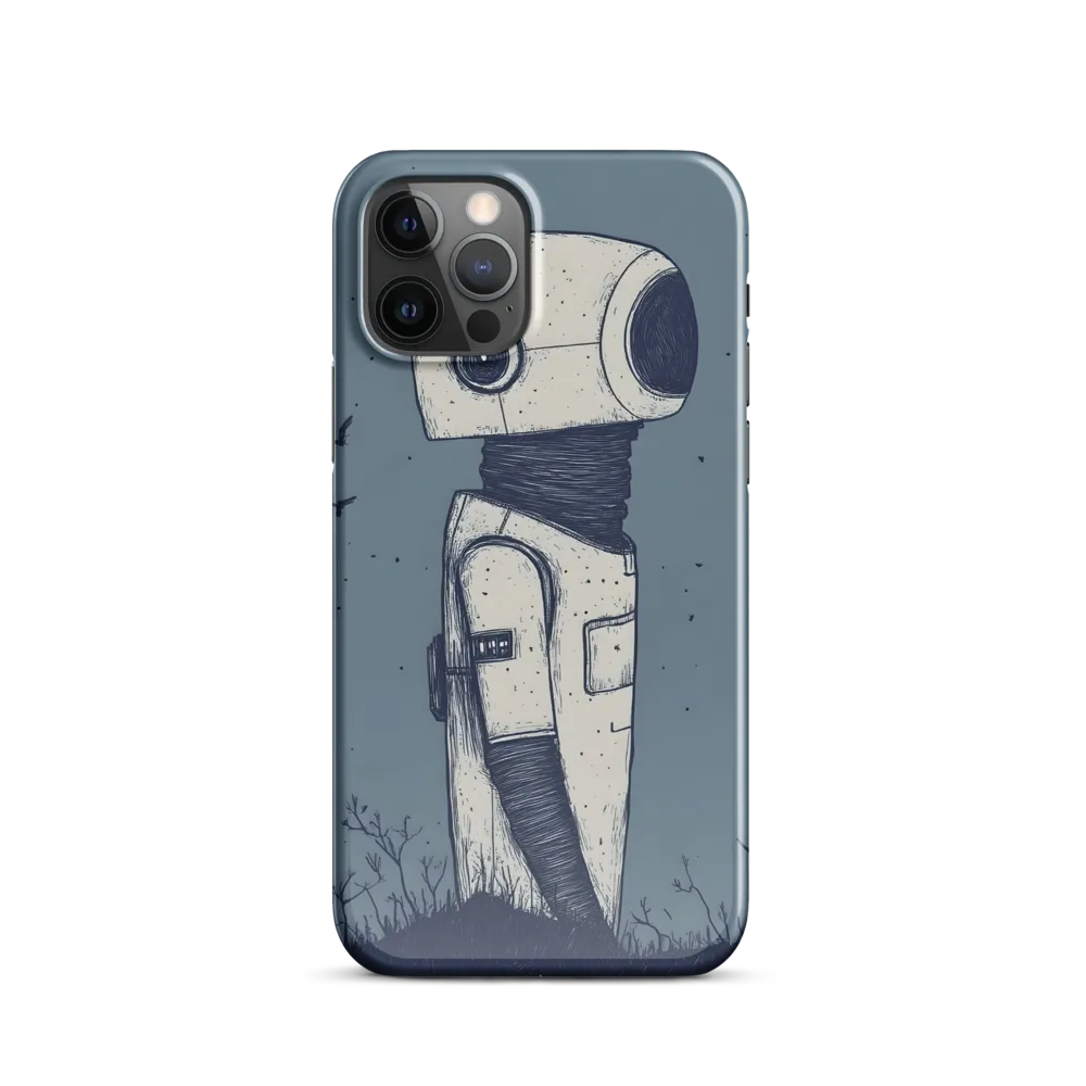 Contemplative Robot in a Barren Landscape