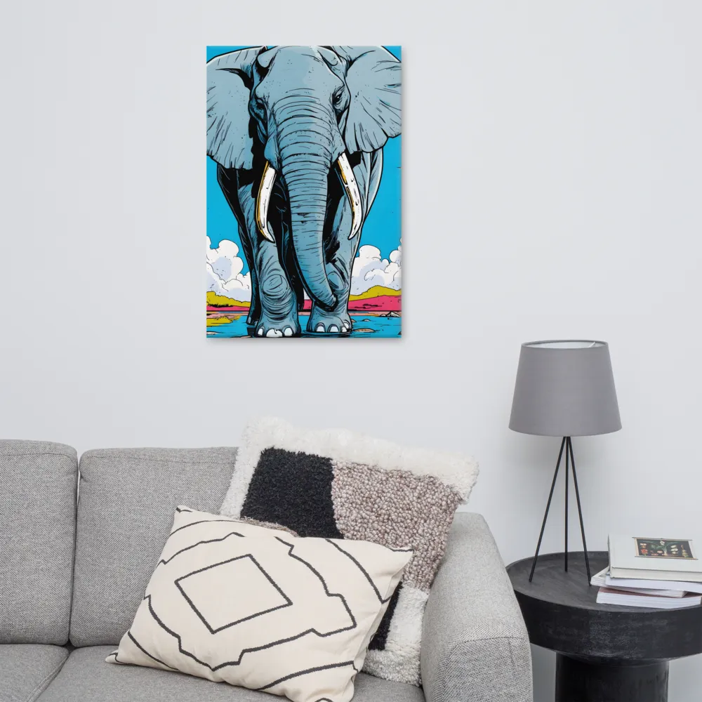 Majestic Presence: The Elephant | Canvas | 24″×36″