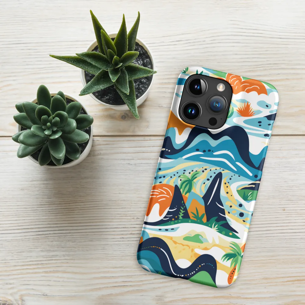 Abstract Tropical Landscape