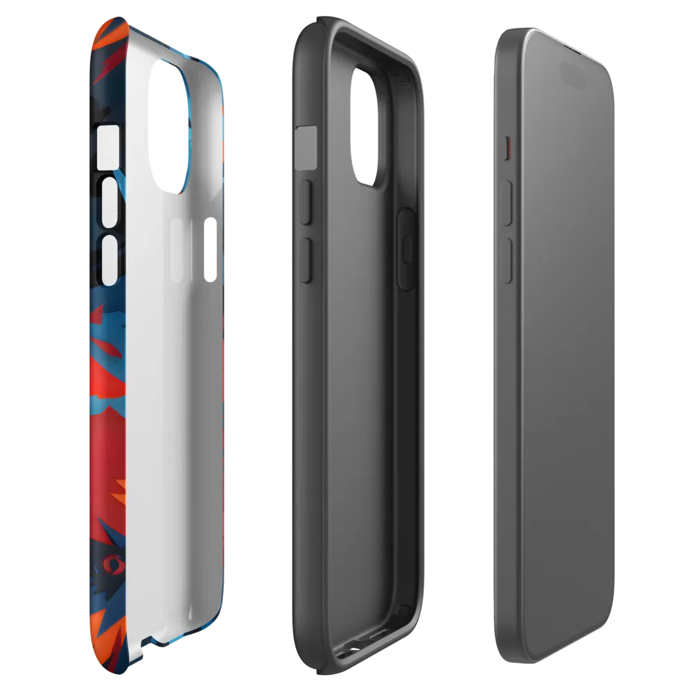 Vivid Aura of the Wolf | Phone Case |  15 Plus | Tough Case | Matte