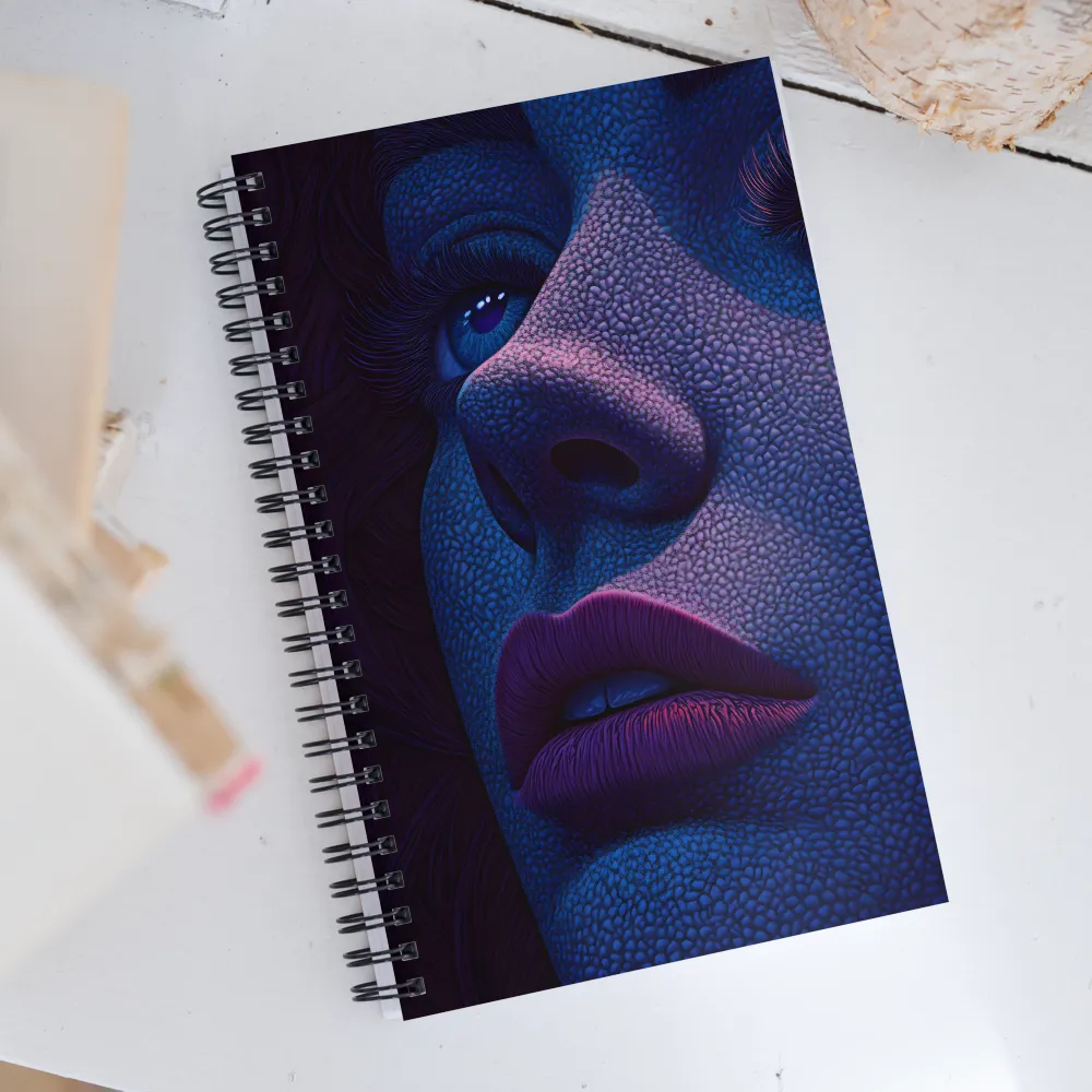 Mystique in Blue | Spiral Notebook