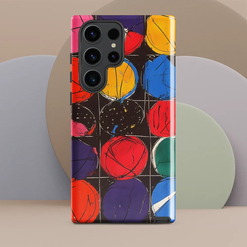 Colorful Circles in Abstract Harmony
