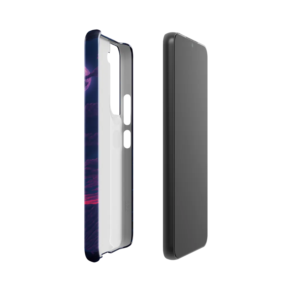 Moonlit Solitude | Phone Case |  S22 | Snap Case | Glossy