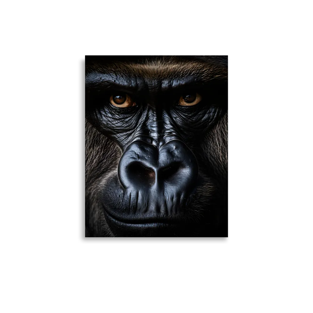 Gaze of the Wild: A Gorilla's Portrait | Poster | 11″×14″