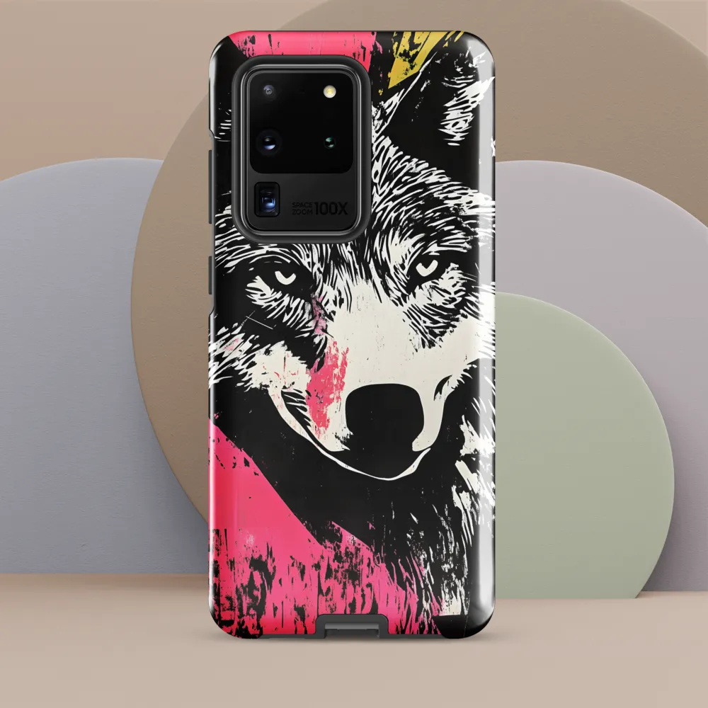 Intense Gaze of the Wolf