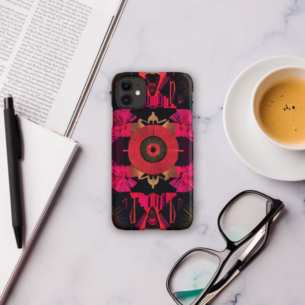 Dynamic Geometric Symphony | Phone Case |  11 | Snap Case | Matte