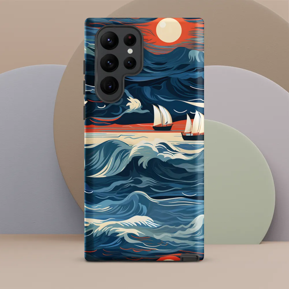 Ocean Whispers: A Voyage at Dusk