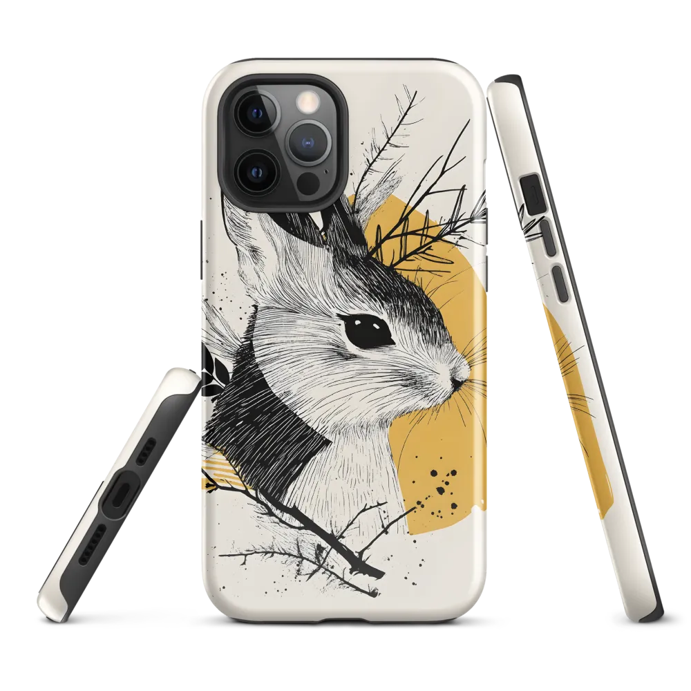 Ethereal Rabbit: A Study in Line Art