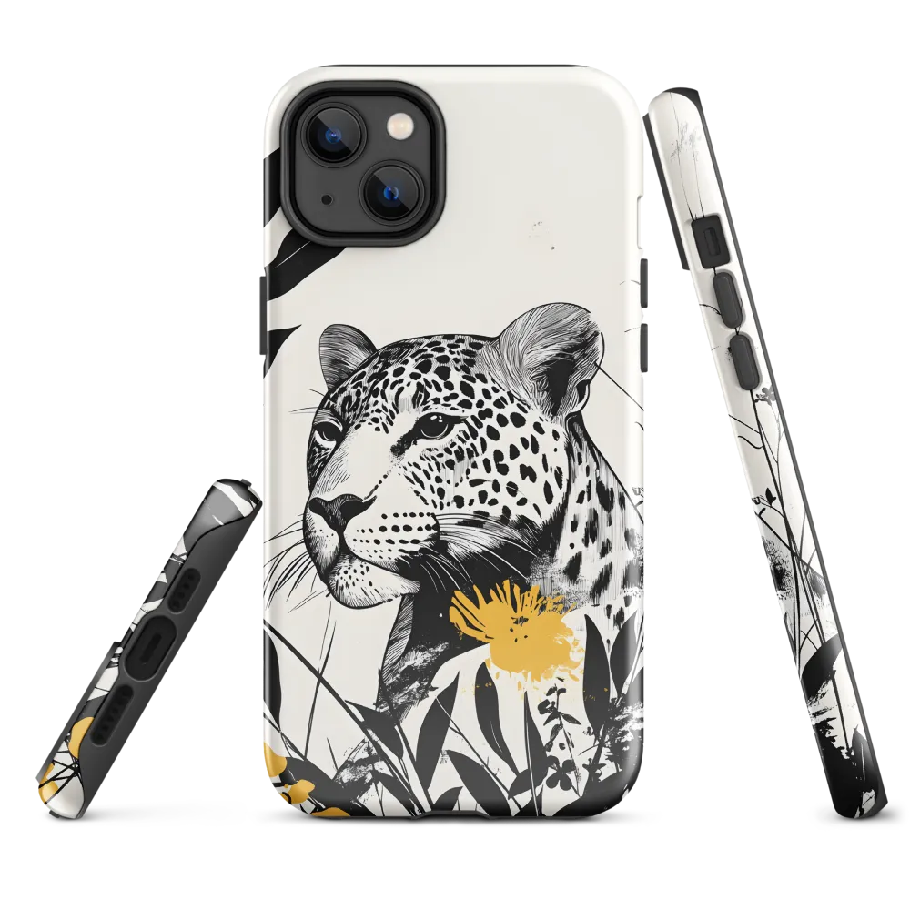 Majestic Leopard Amongst Flora